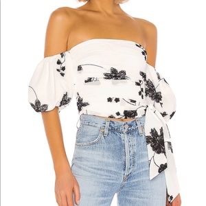House of Harlow x REVOLVE Leya Embroidered Top